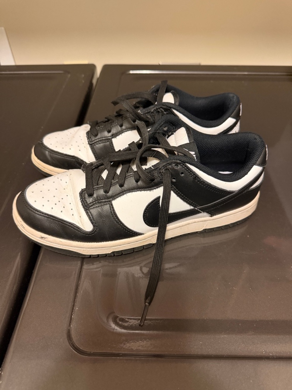 Nike Black and White Low-Top Sneakers